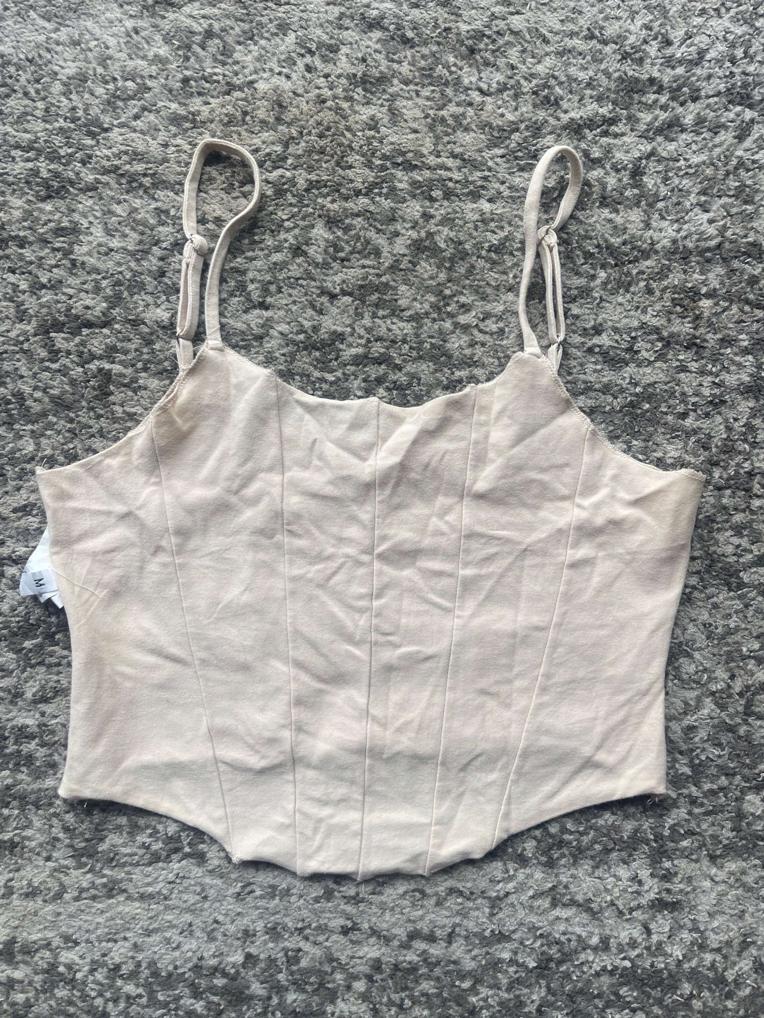 Top beige · Taille M