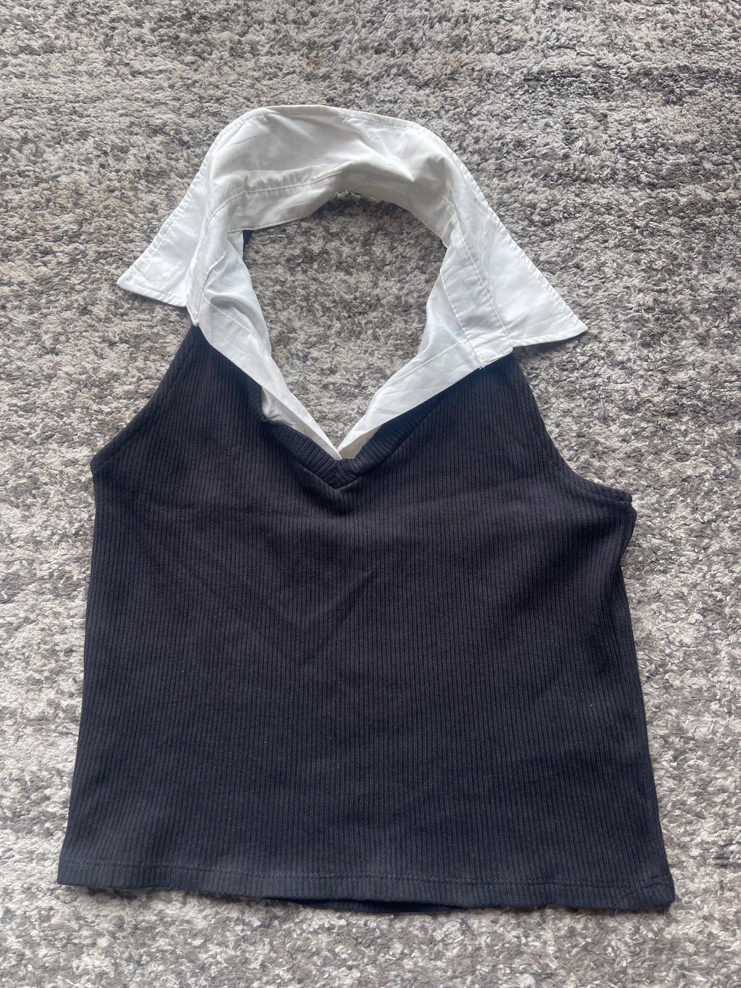 Top Stradivarius noir · Taille S