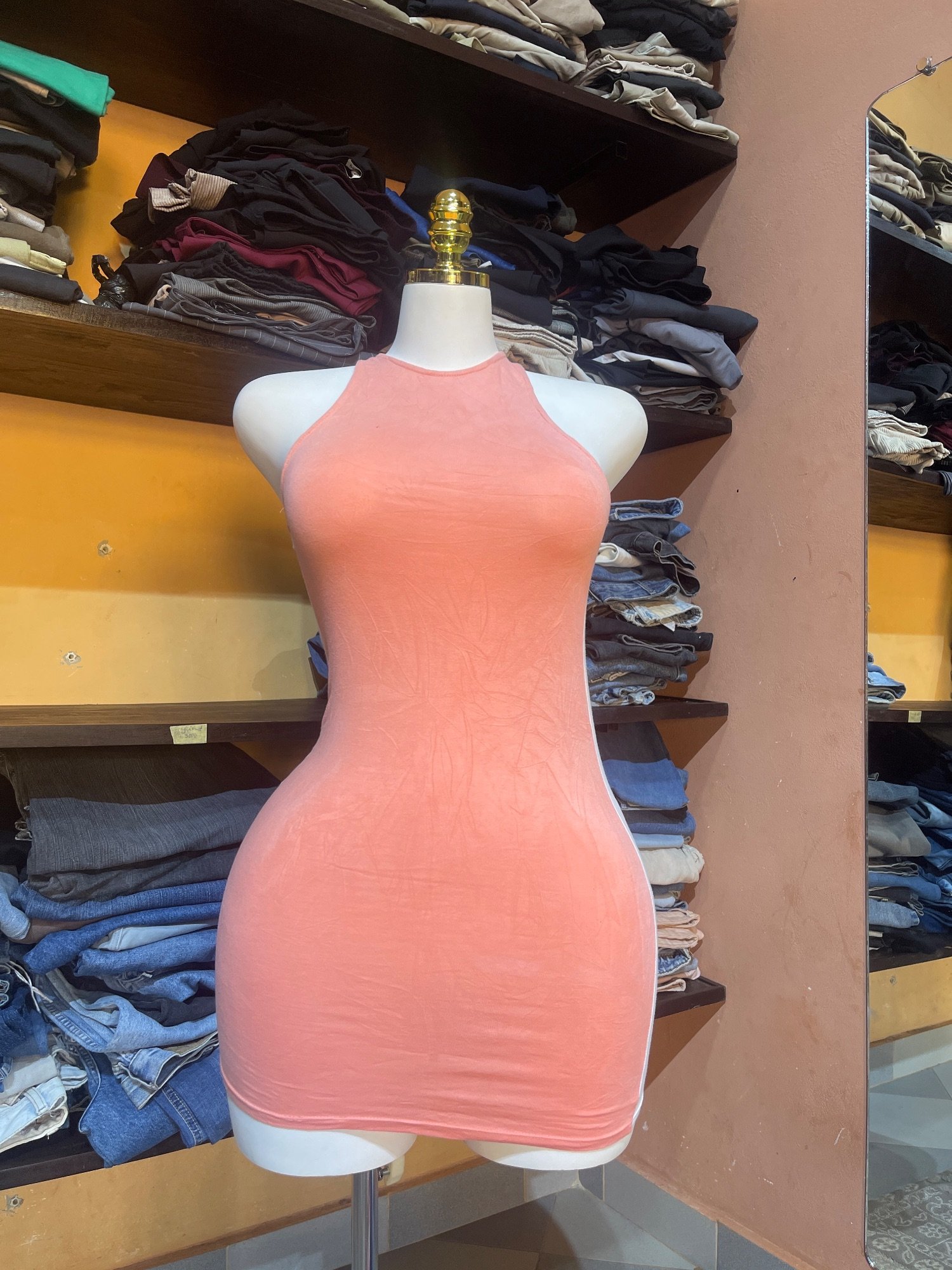 Robe Motel rose · Taille XS