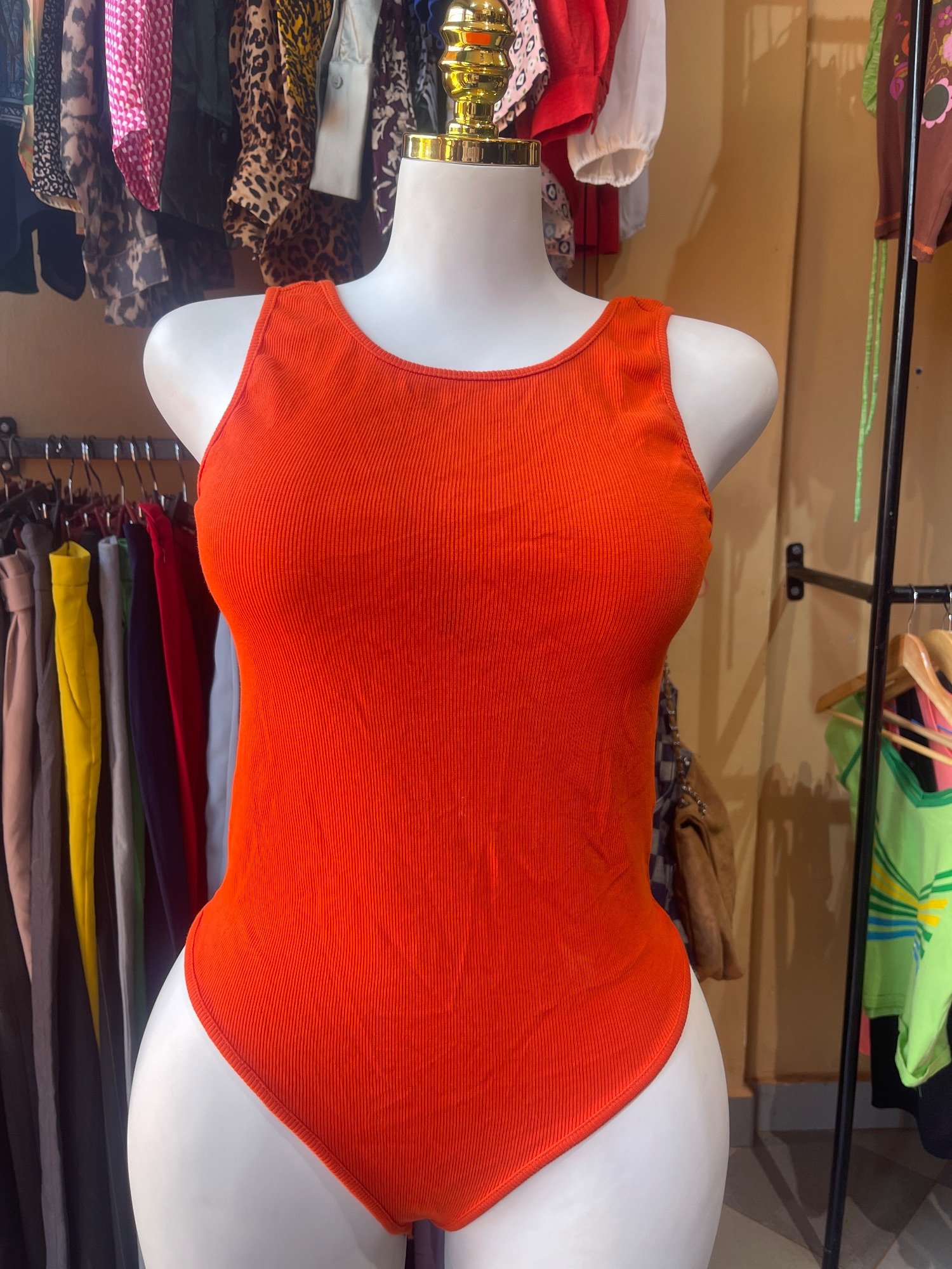 Bodysuit New Look orange — vue principale