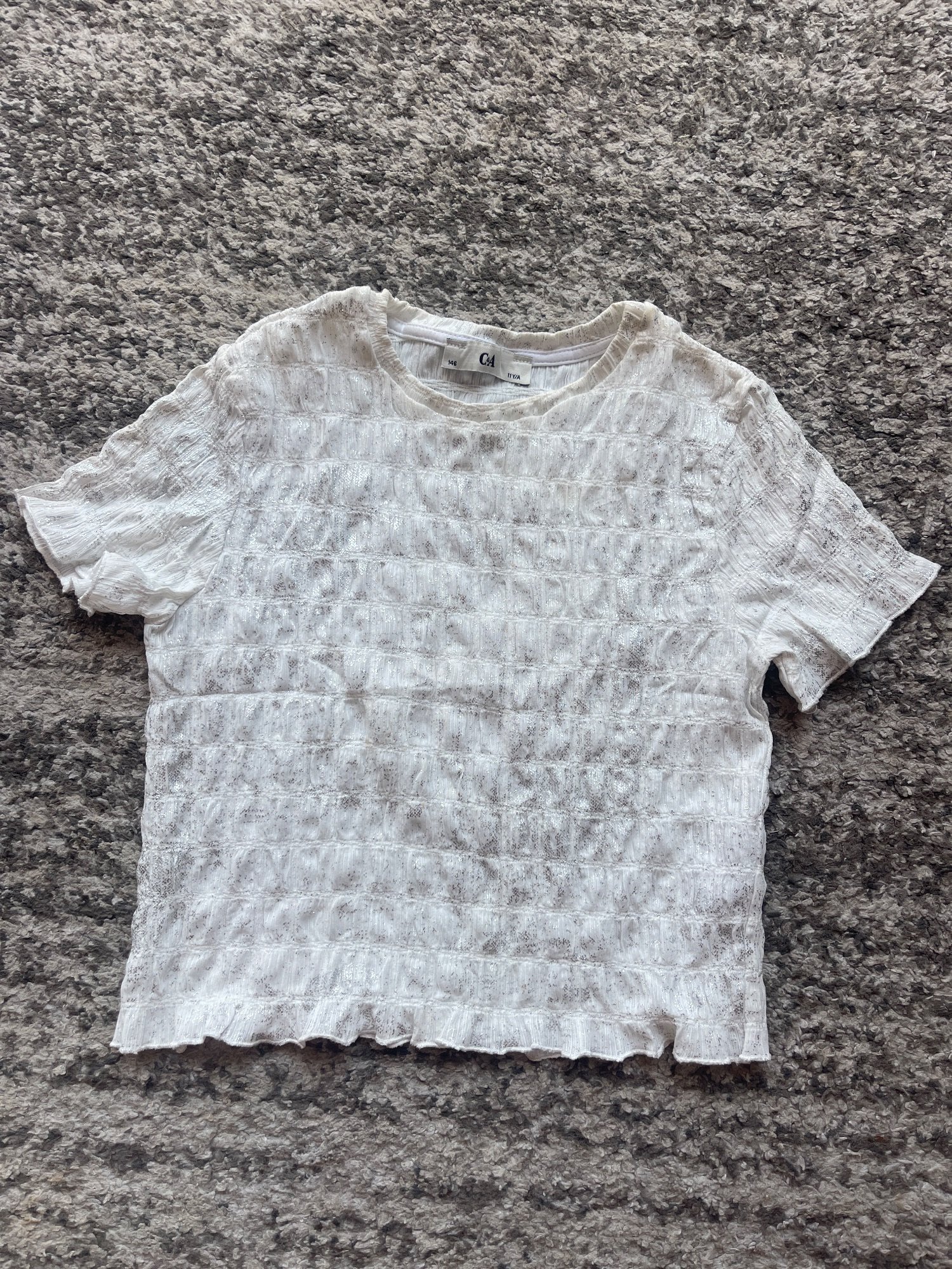 T-shirt C&A blanc · Taille S