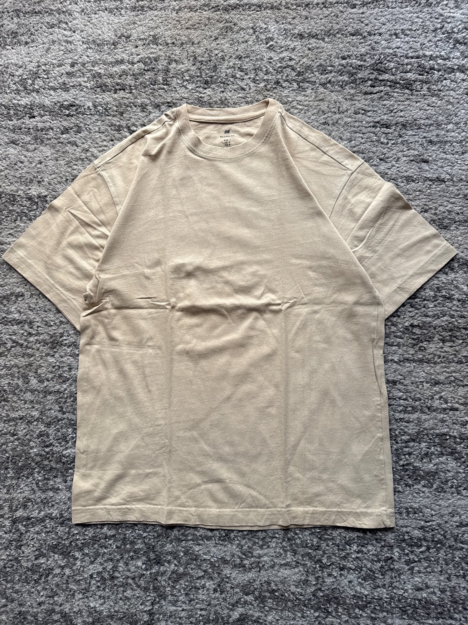 T-shirt H&M beige · Taille S