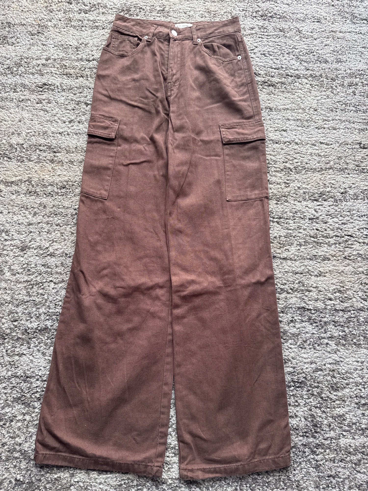 Cargo DENIM COLLECTION marron · Taille 36