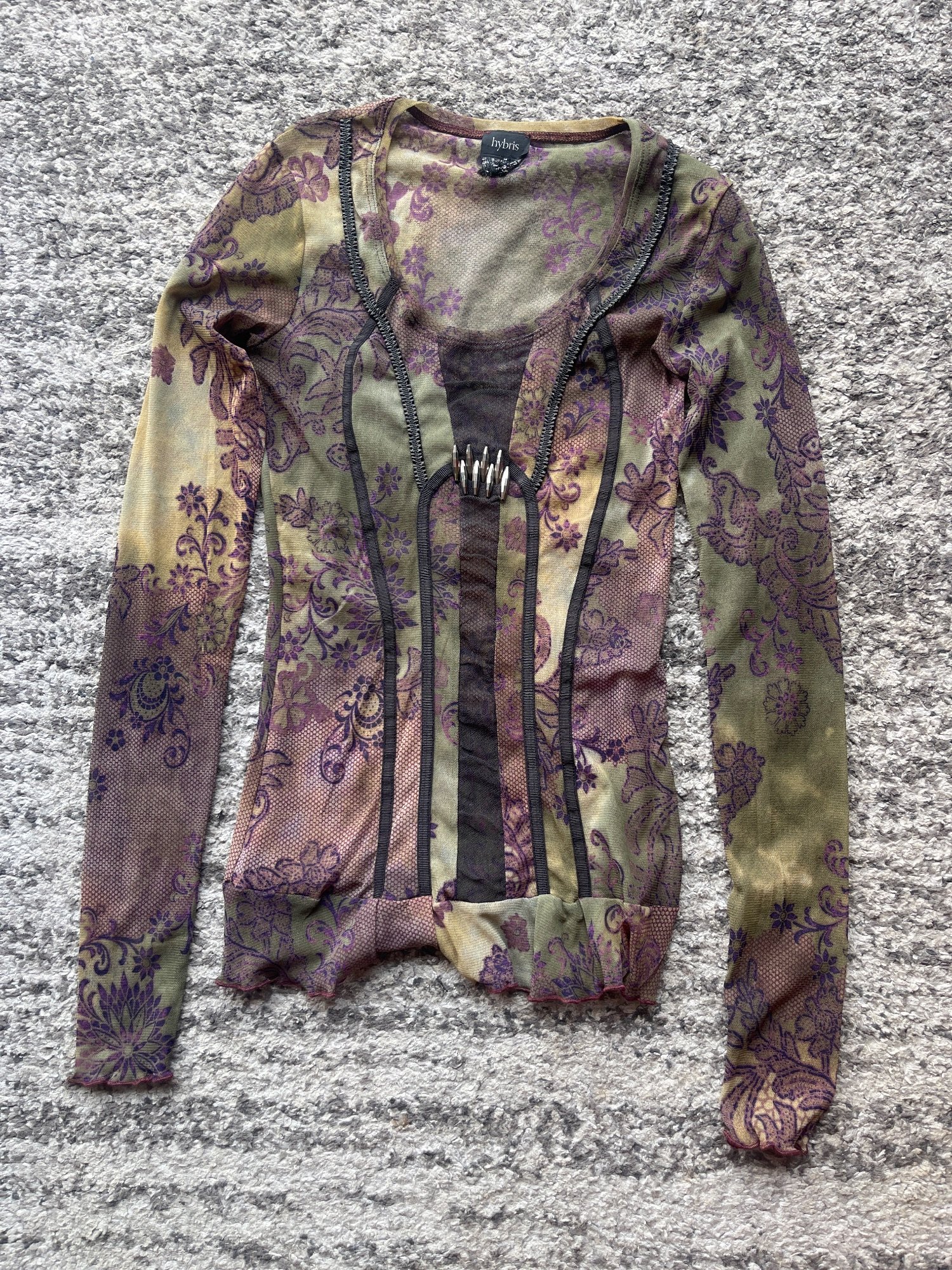 Top hybris vert · Taille S