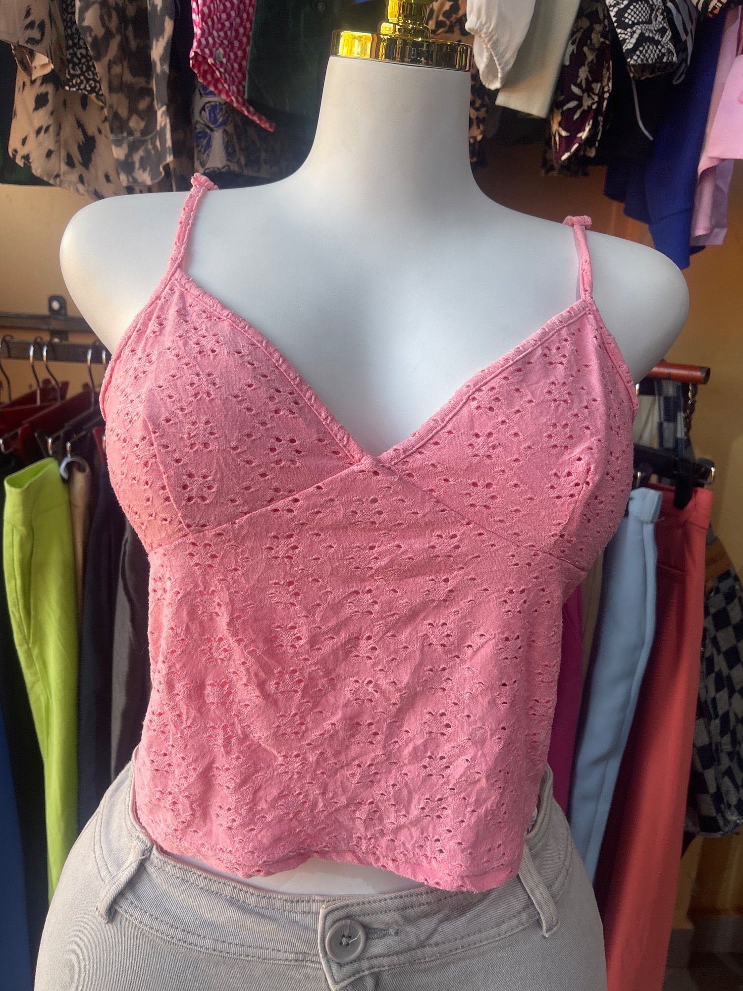 Top Primark rose · Taille S