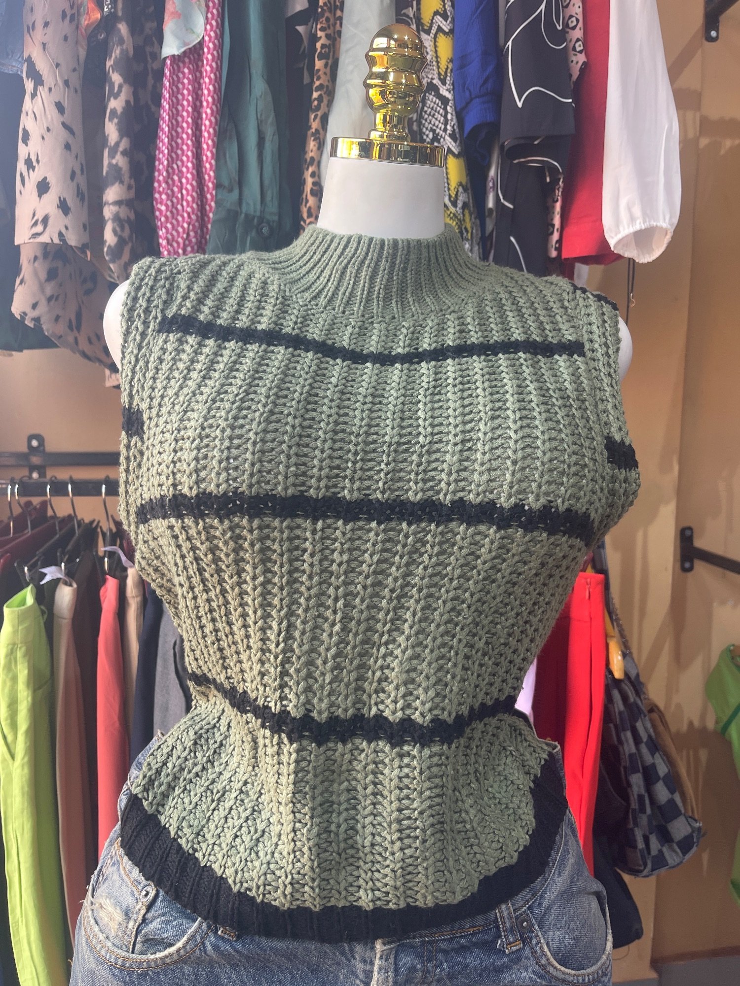 Débardeur SHEIN vert · Taille S