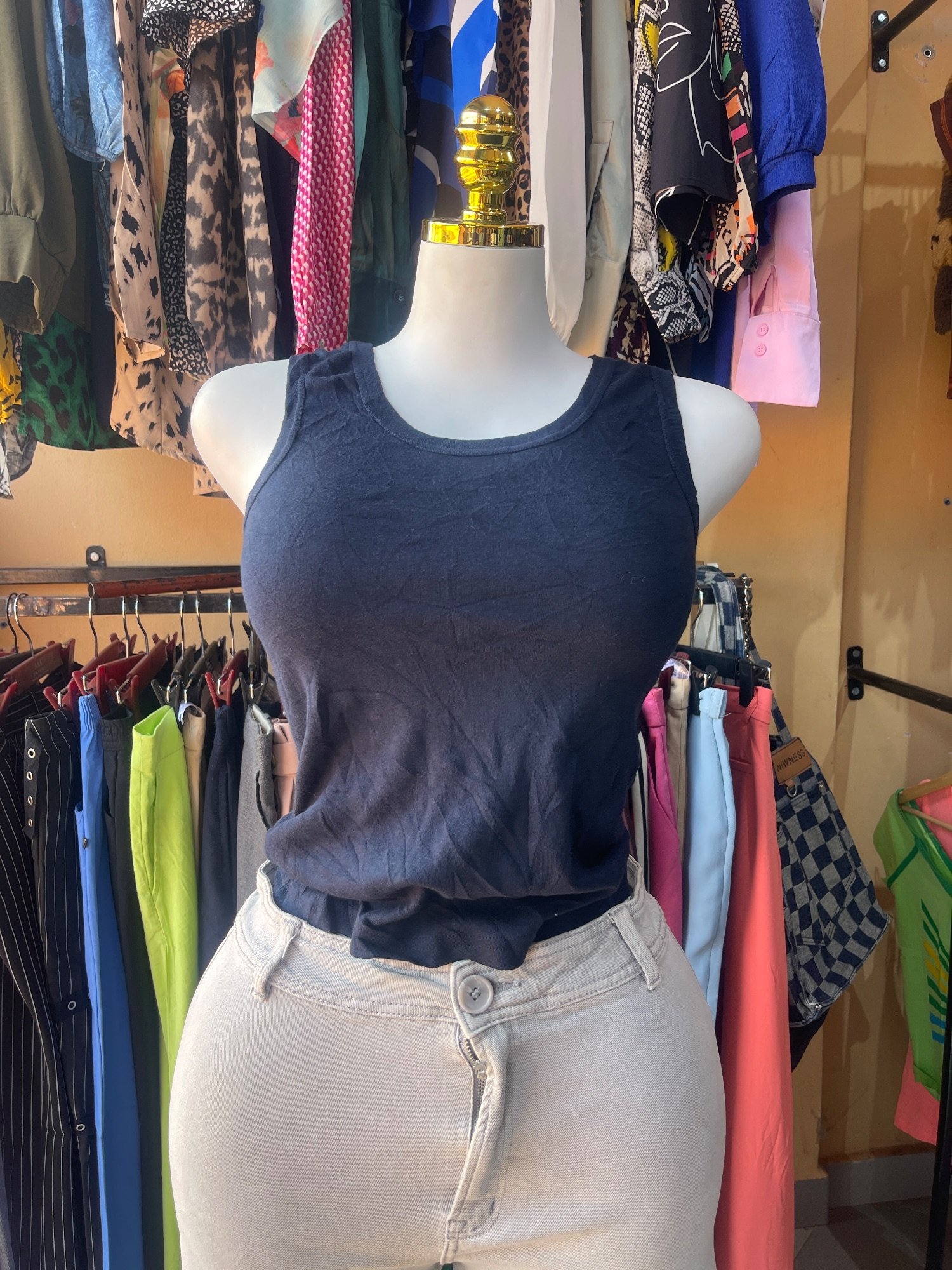 Débardeur bleu nuit · Taille S/M