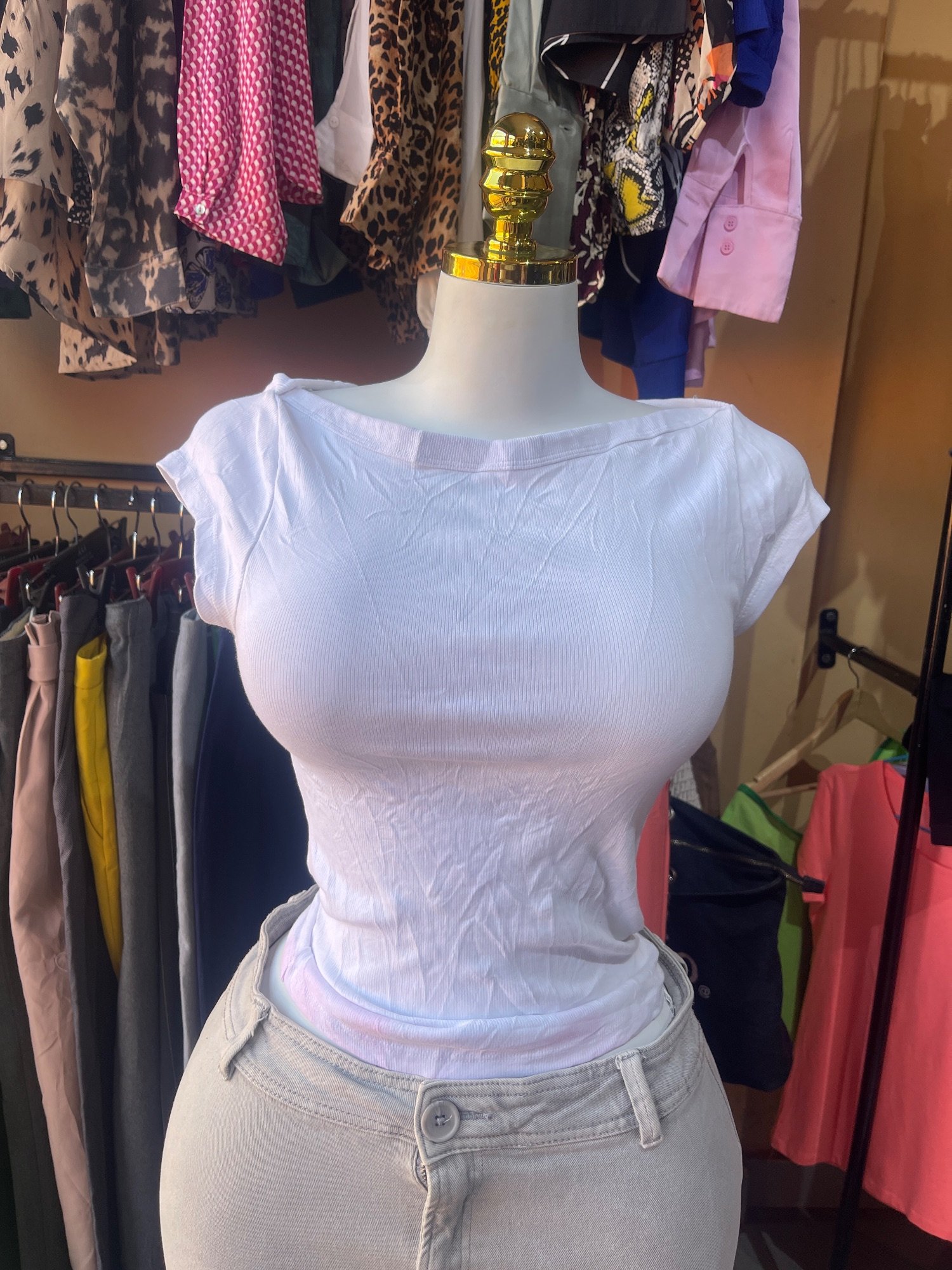 T-shirt Zara Blanc · Taille M
