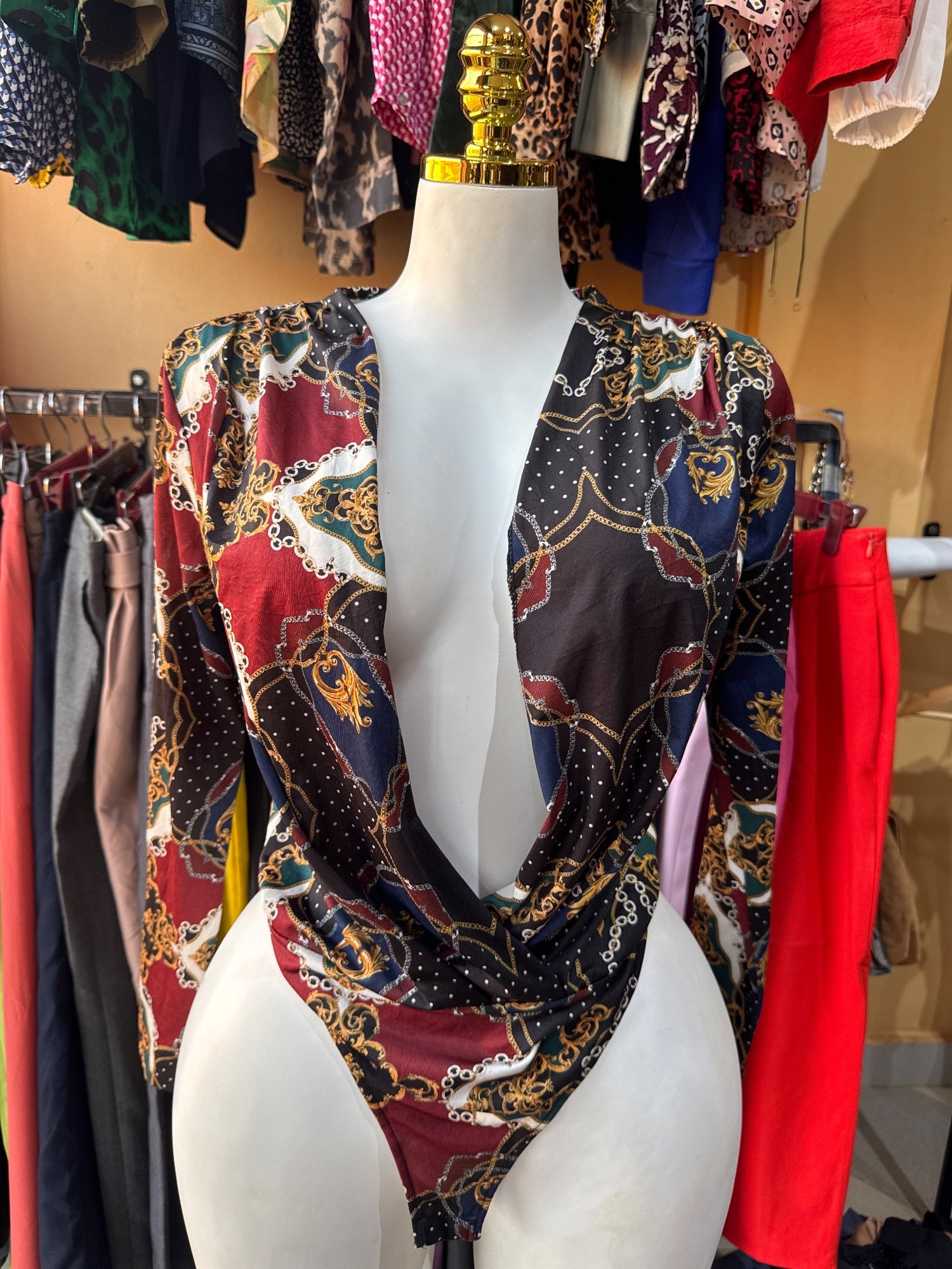 Bodysuit ZARA imprimé foulard · Taille S