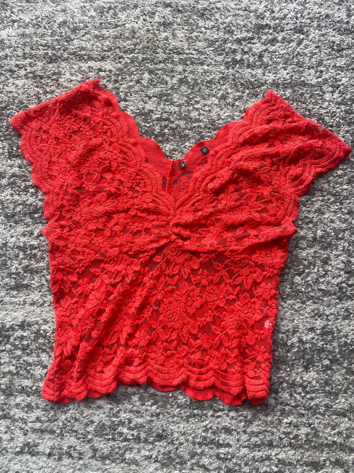 Top rouge · Taille 38