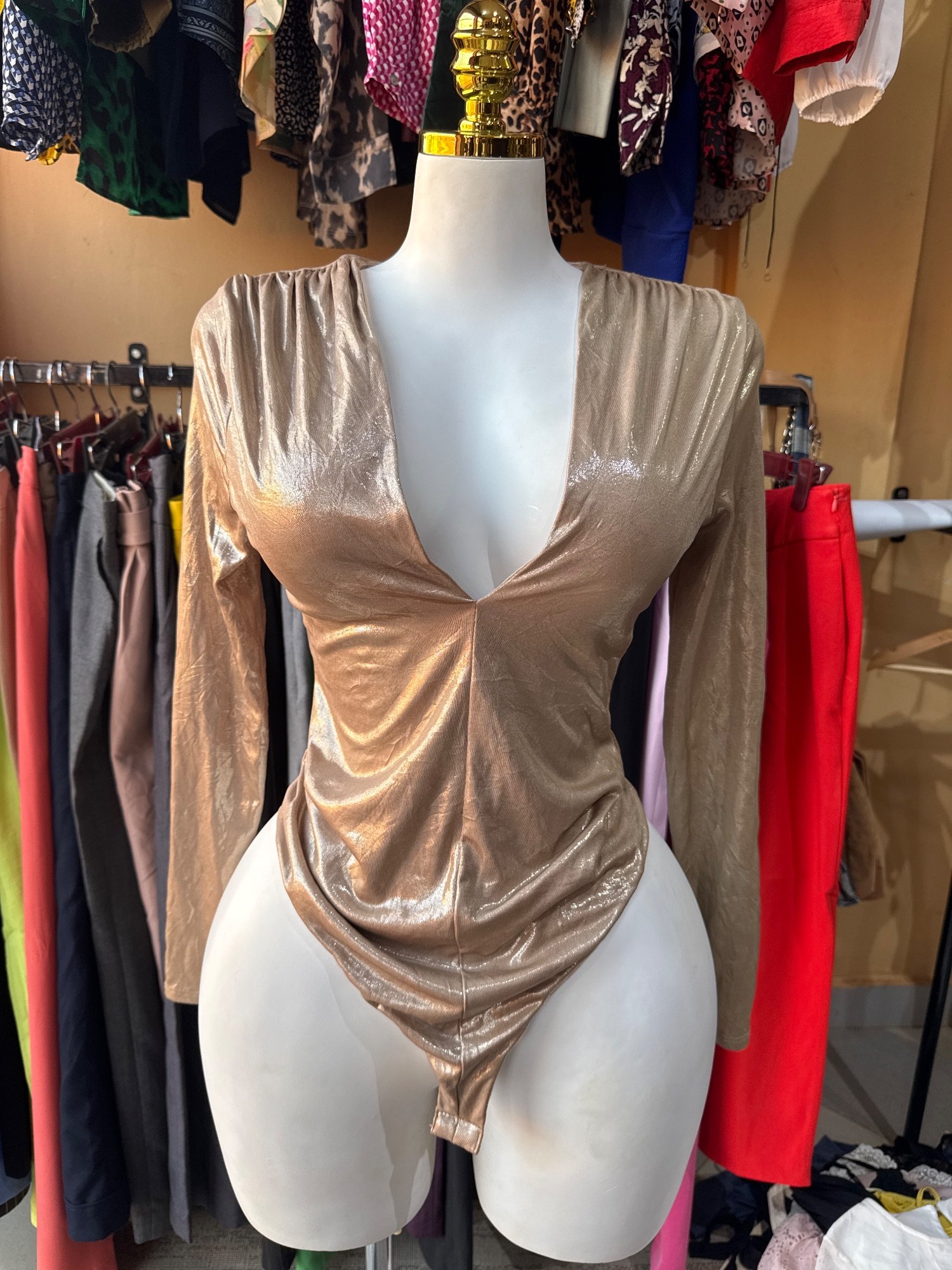 Bodysuit Zara dorée · Taille M