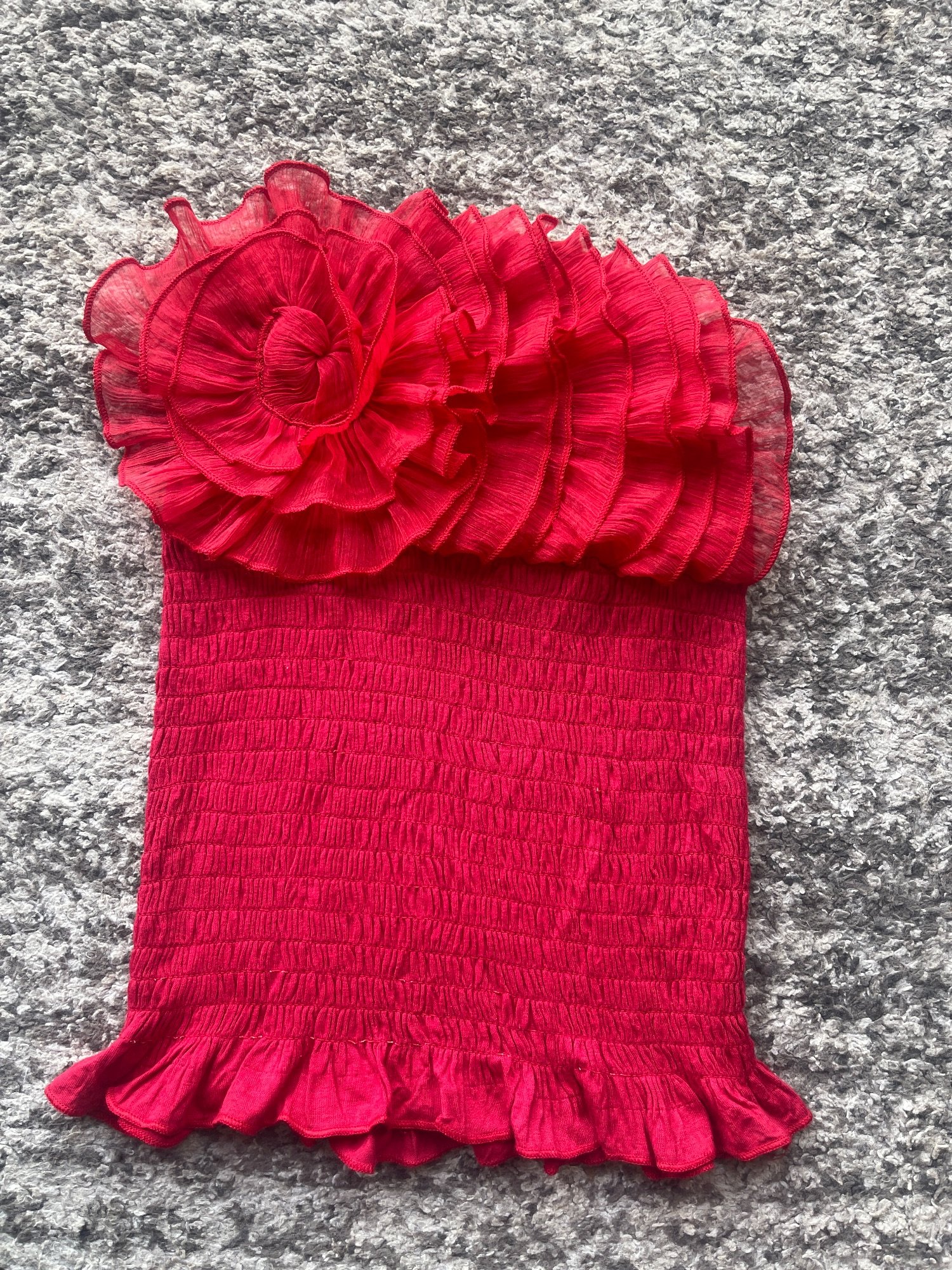 Top rouge · Taille S