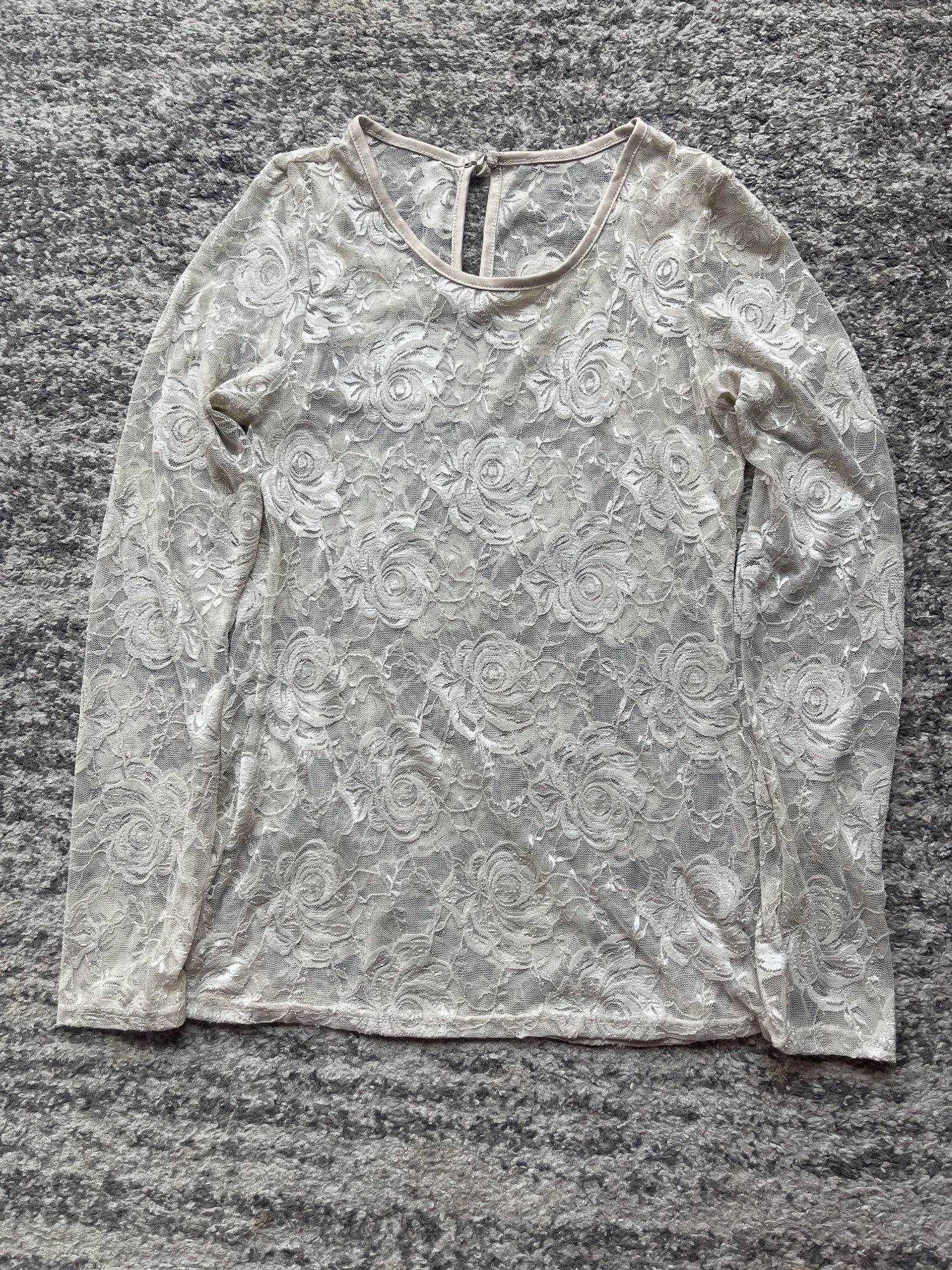 Top beige · Taille S