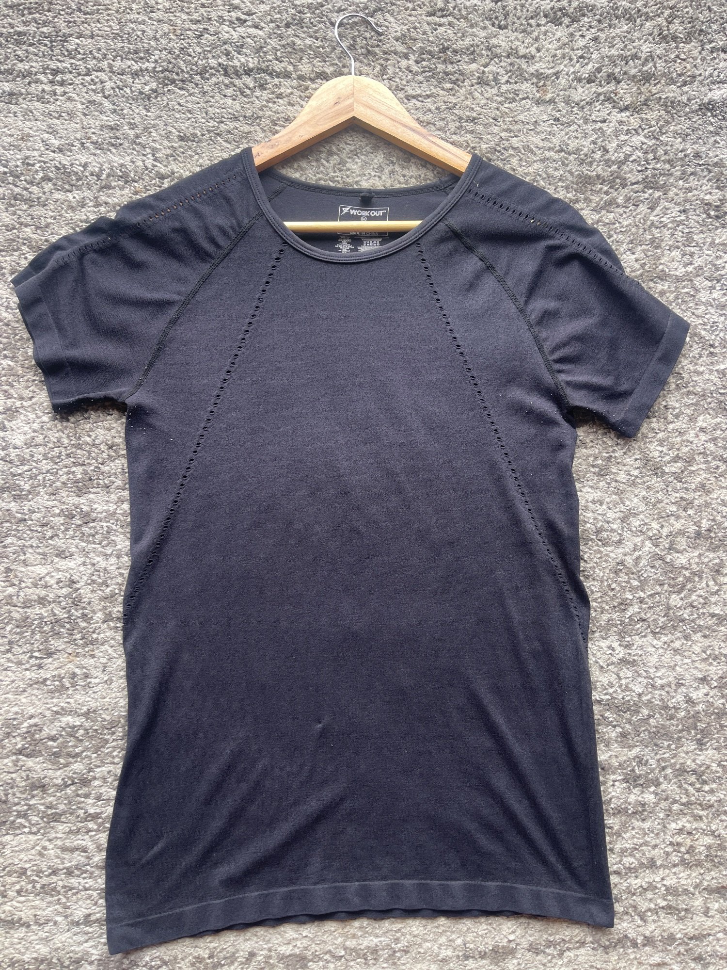T-shirt WORKOUT noir · Taille M