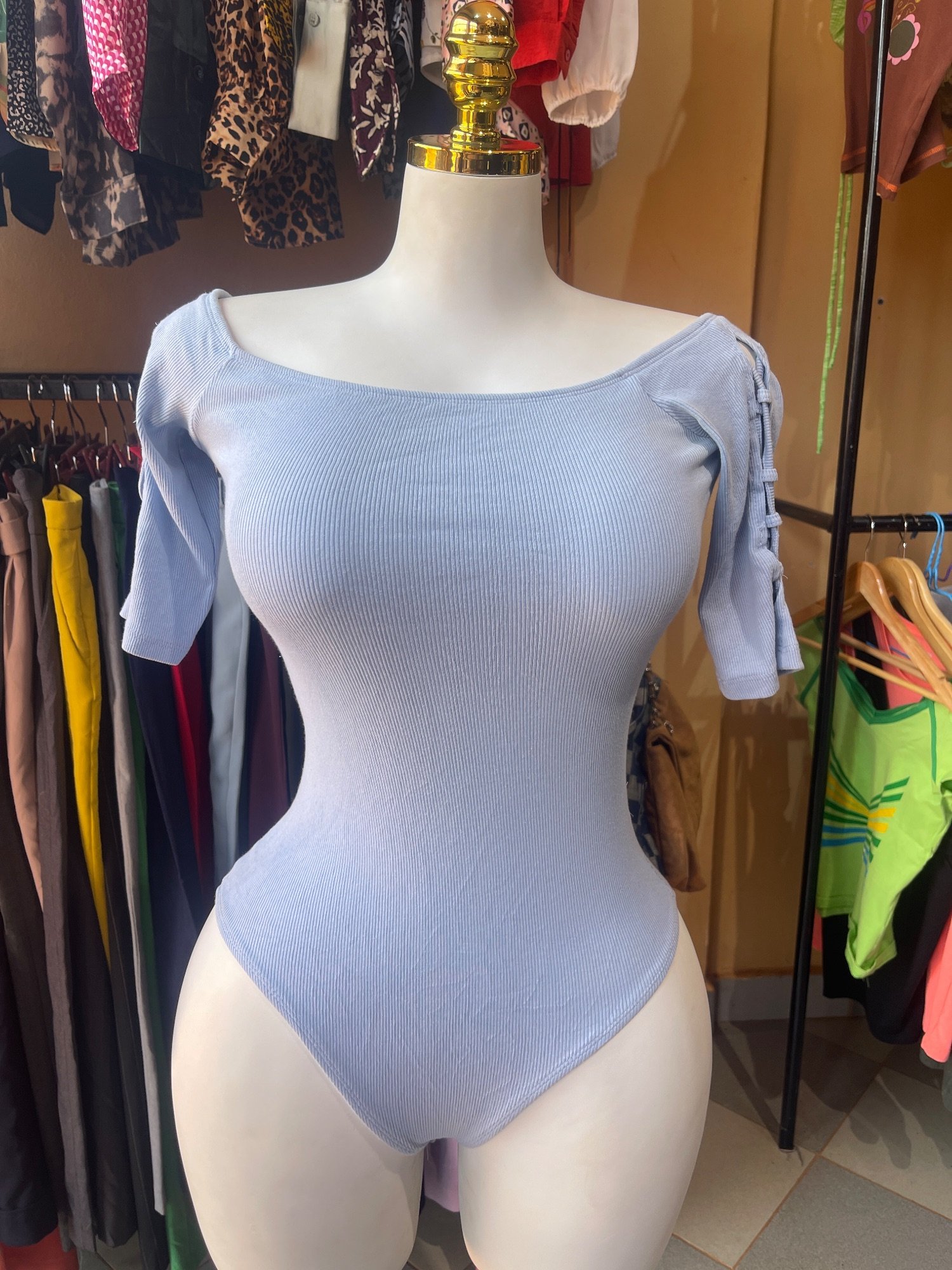 Bodysuit Bershka bleu