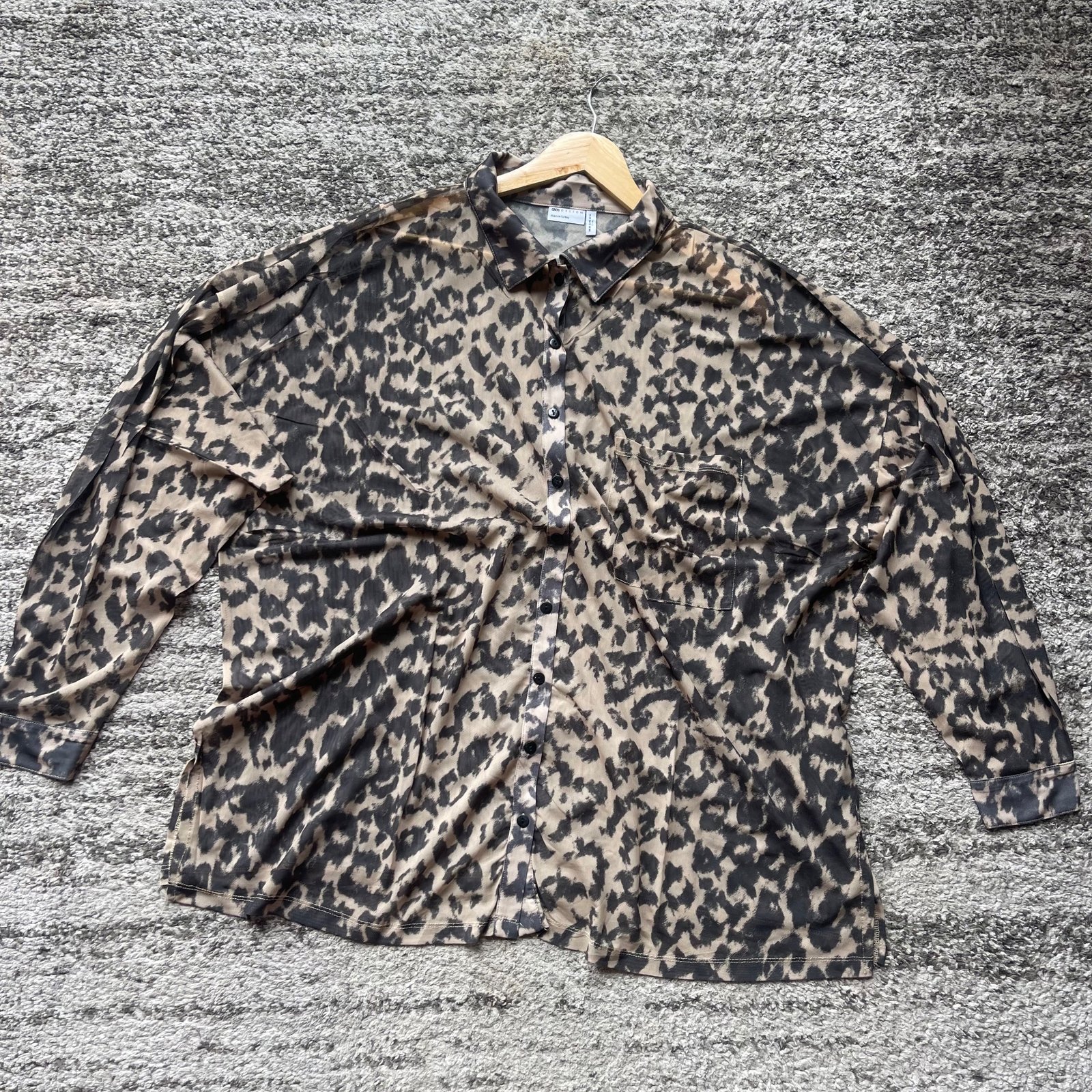 Chemisier ASOS DESIGN animal · Taille 48