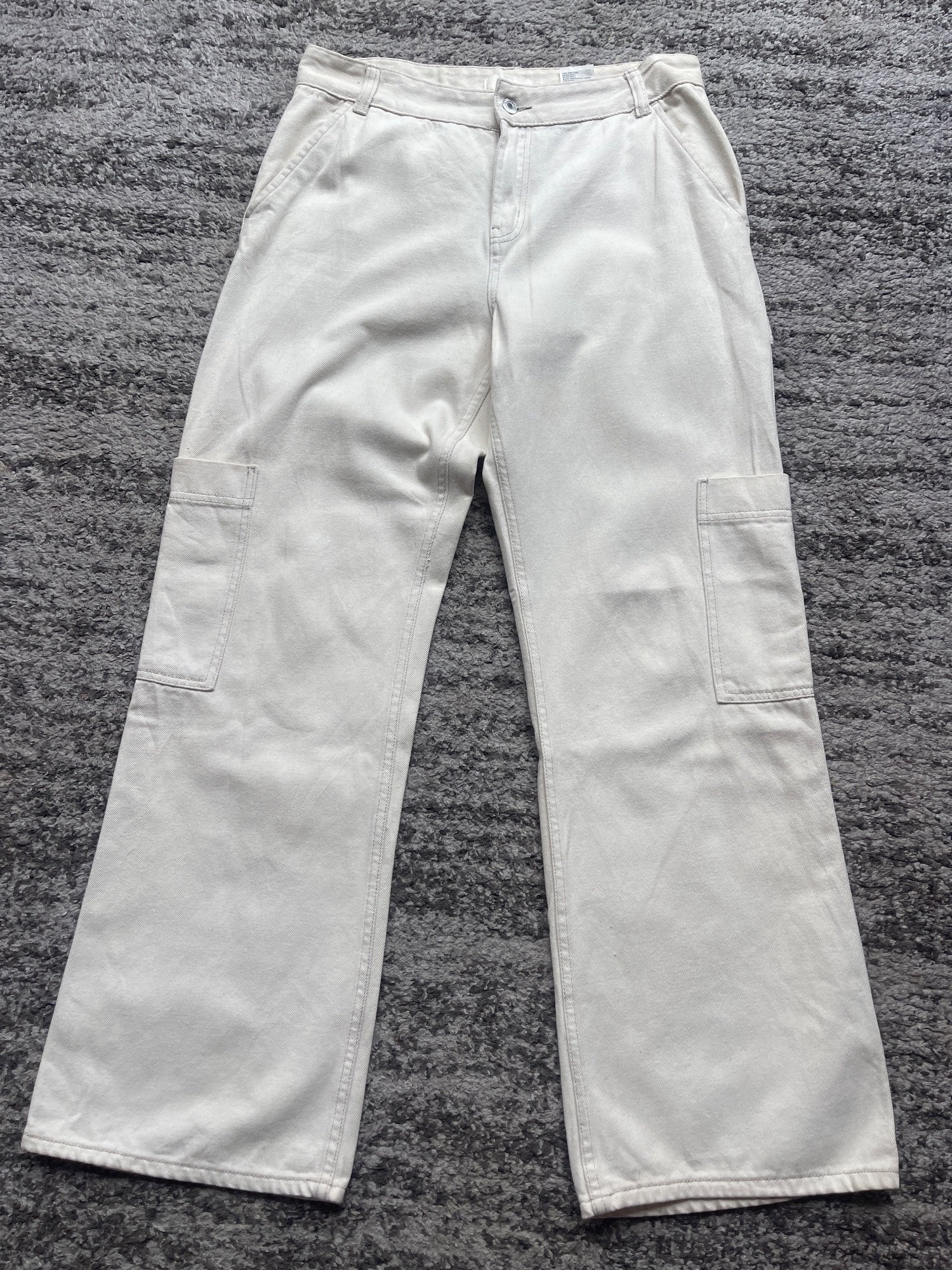 Pantalon cargo H&M Blanc · Taille 40
