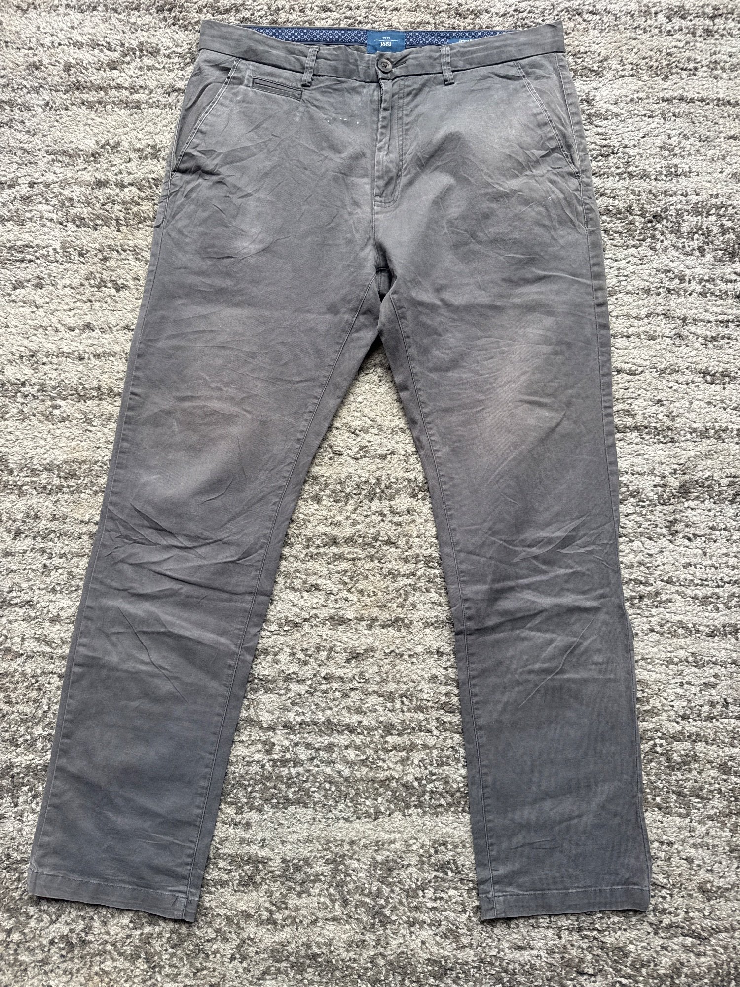 Pantalon MOSS 1851 gris · Taille L