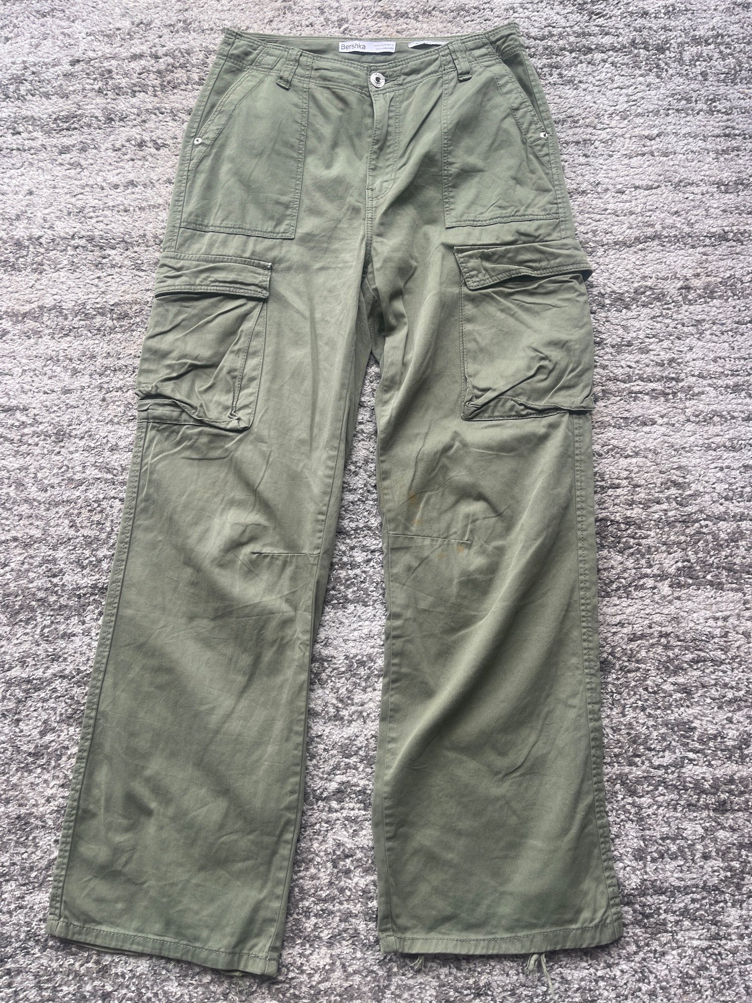 Bas Bershka kaki · Taille 38