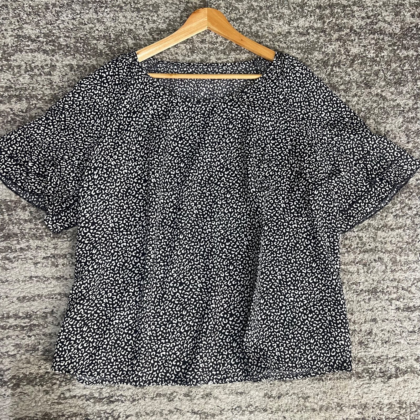 Haut SHEIN CURVE noir · Taille 1XL