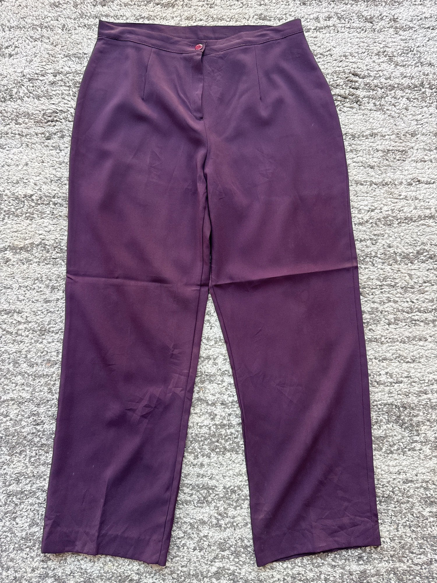 Pantalon de seconde main violet · Taille L