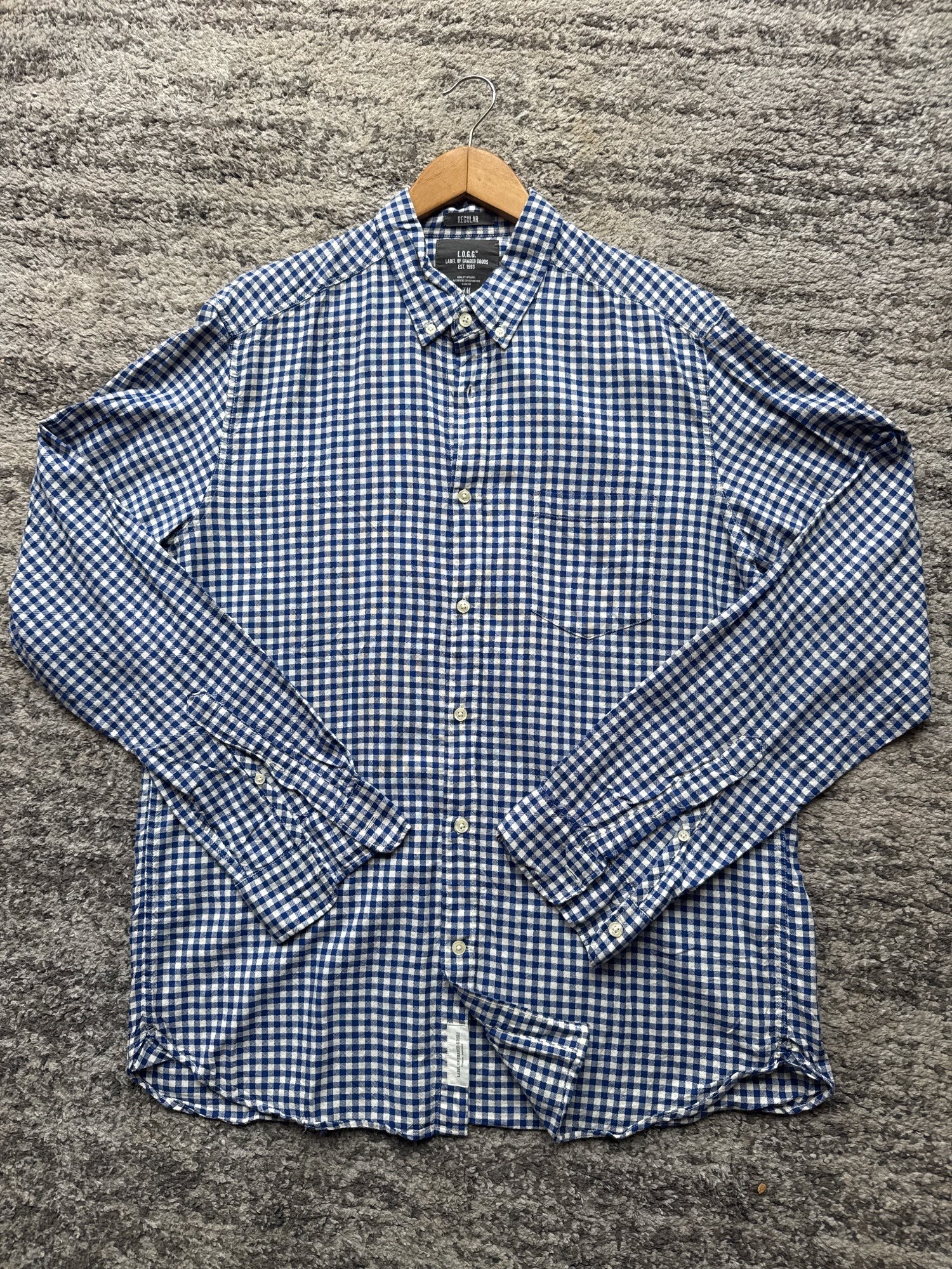 Chemise H&M L.O.G.G. à carreaux · Taille L