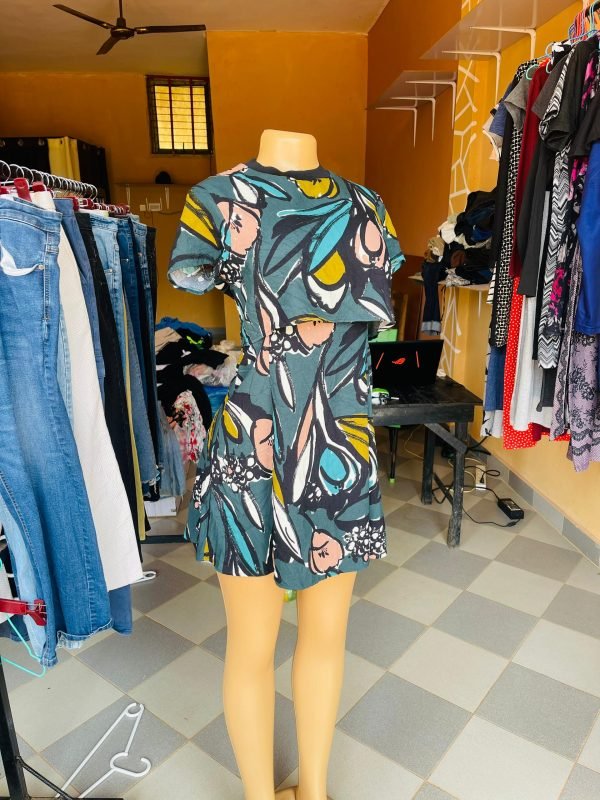 Combishort Imprimé Floral Tropical — HIS-ACC-014